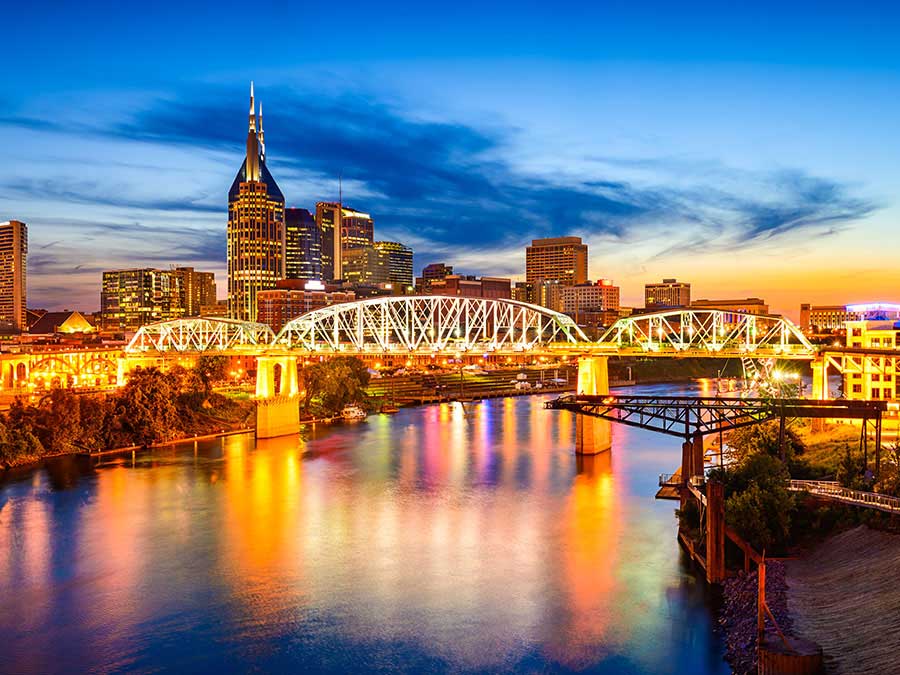 Nashville Tennessee skyline