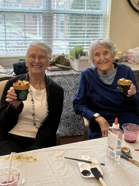 Pot Of Gold Crafting Senior Ladies