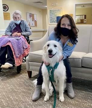 Gracie the Therapy dog